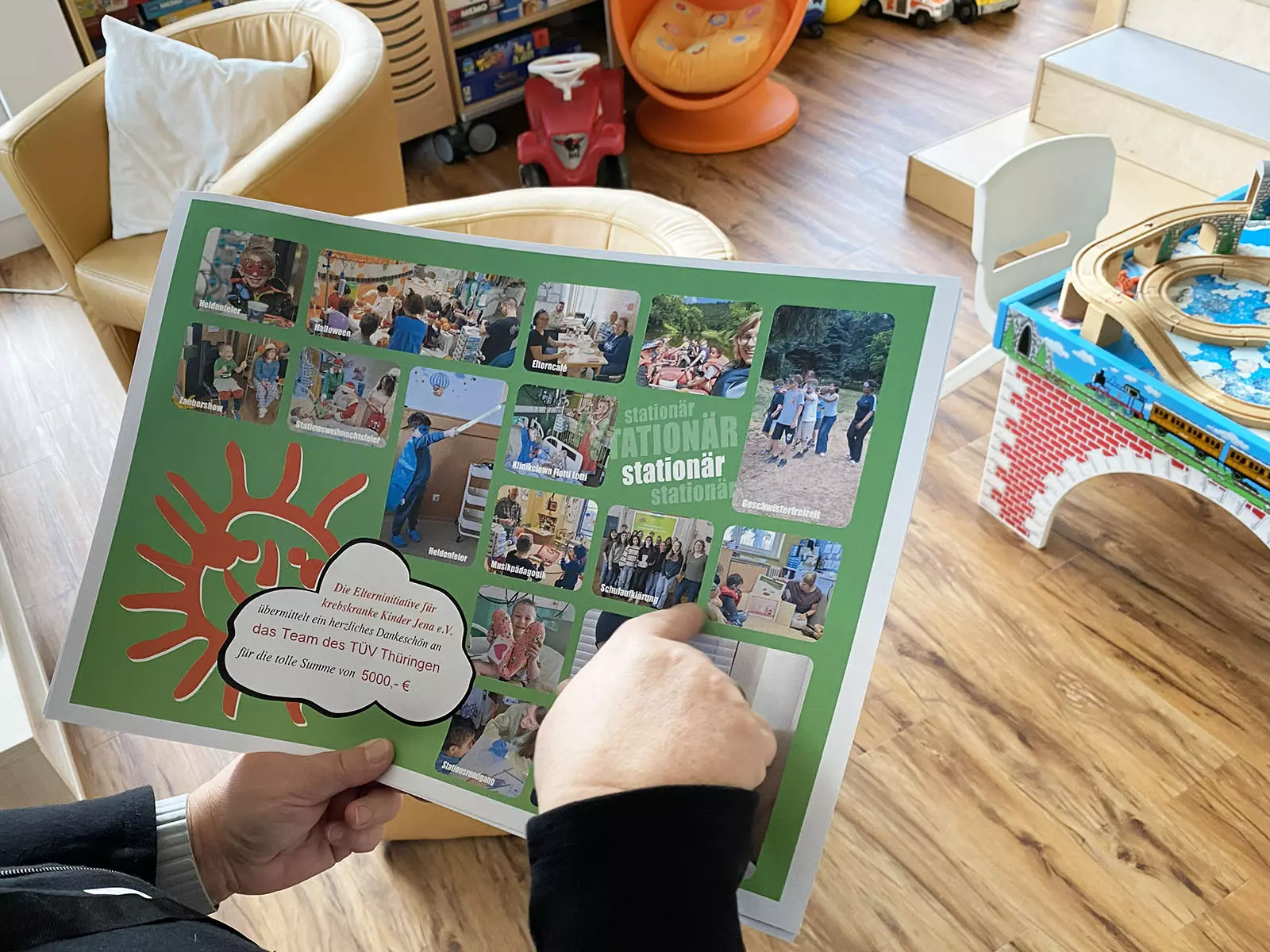 Weihnachtsspende an die Elterninitiative krebskranke Kinder Jena e.V.